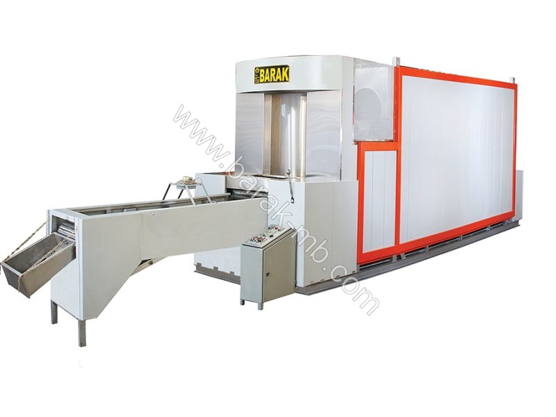 فر تونلی پخت نان لواش خشک اتوماتیک غلطکی