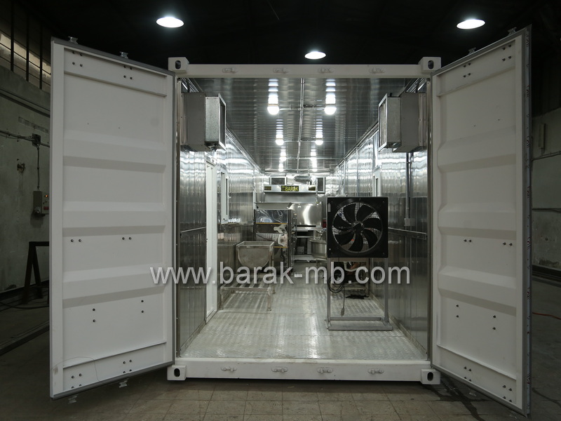 کانتینر سیار پخت لواش سفید